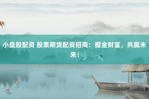 小盘股配资 股票期货配资招商：掘金财富，共赢未来！