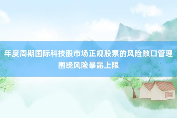 年度周期国际科技股市场正规股票的风险敞口管理围绕风险暴露上限